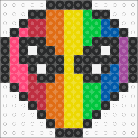 gay alien :3 - black,red,orange,yellow,pride,gay,alien