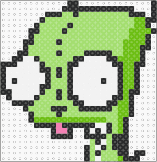 gir - green,gir,invaderzim,cartoon