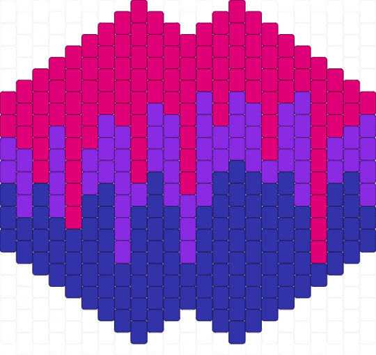 (messy) drippy bi mask - pink,purple,pride,cool,mask,drippy,blue