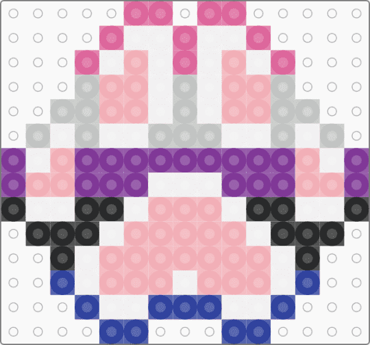 genderfluid paw (remixed) - beige,pride,genderfluid,remix,cute,paw,animals