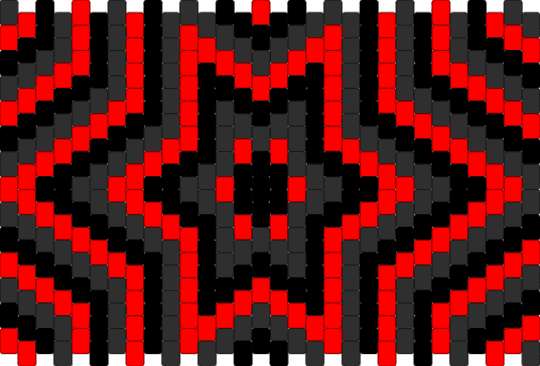 bag panel thingie ig - red,black,random,gray,trippy,shapes,geometrical,bag panel
