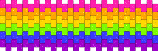 rainbow multistitch - orange,green,purple,colorful,rainbow,pride,multistitch