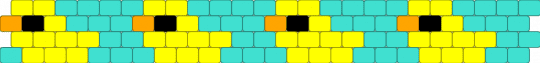 duck peyote !! - yellow,light blue,ducks,summer,cute