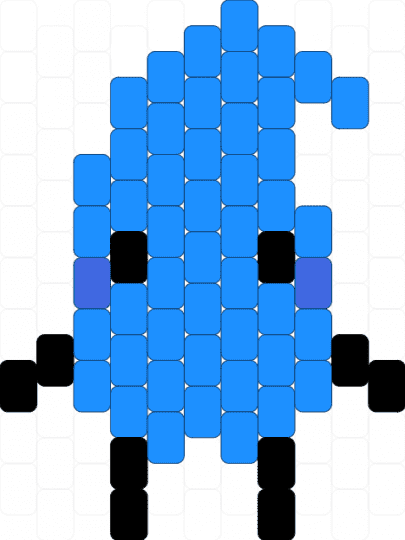 teardrop bfdi - light blue,bfdi,battlefordreamisland,charm,teardrop