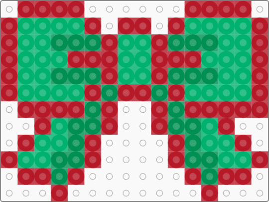 *REMIX!* Complementary Colors Bow #3! - red,green,cotdcomplementarycolors