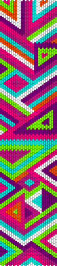 Abstract purse - pink