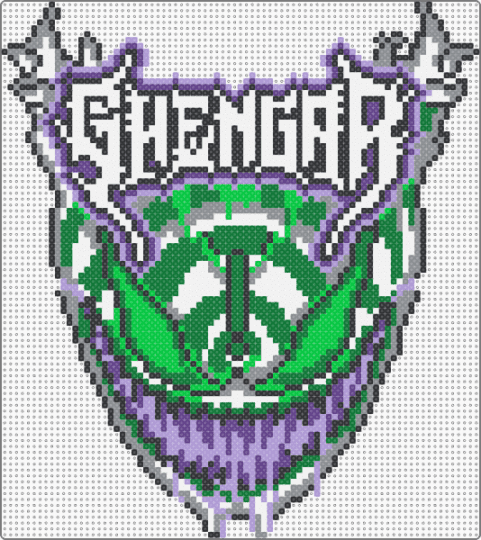 Ghengar Purple - green