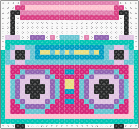 Retro_Stereo - boom box,pink