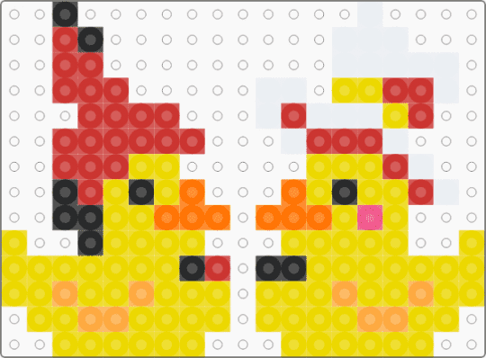 Duck Alastor and Lucifer - yellow,red,alastor,lucifer,hazbin hotel