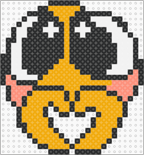 Heart hands - white,orange