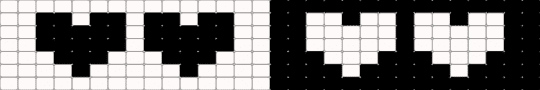 Hearts - white,black,hearts