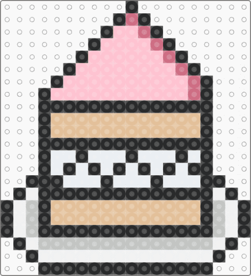 Cake YUM YUM YUM - beige,pink,cotdcakes