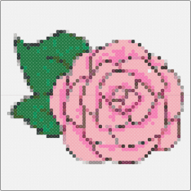 Rose Design - rose,flower,pink,floral,blooming,petals,leaves,gentle