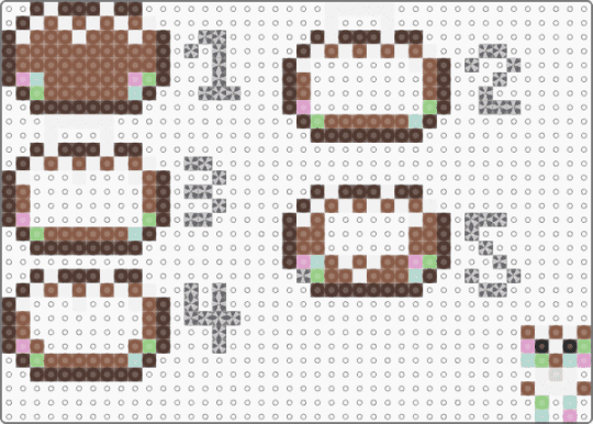 Cosmo☆shaker☆keychain - brown,tan