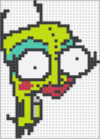 Baddie gir 💅👁🫦👁💅 - green,fuse beads,baddie,gir,scene