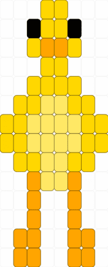 Sir Duck III - yellow,orange