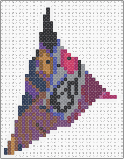 Spamton's Shadow Crystal - pink, purple, tan