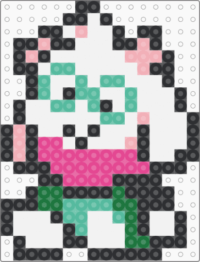 Ralsei Plush - white,teal,pink