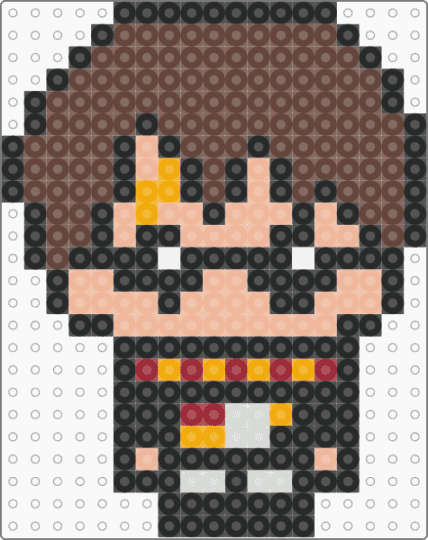 Potter 05 - harry potter,chibi,character,wizard,potter,movie,film,black,beige,brown