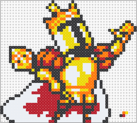 King knight - orange,yellow,king knight,king of cards,shovelknight,shovel knight