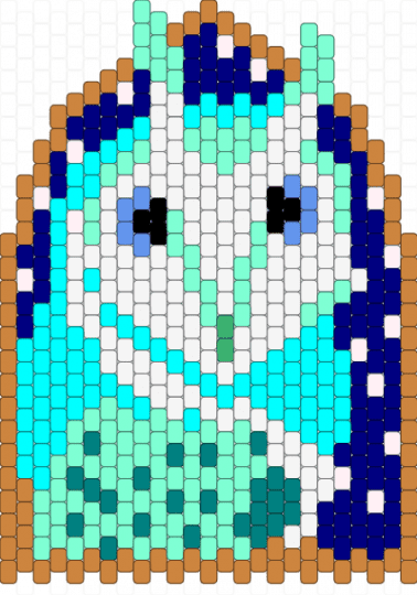 Remix of a remix lol - light blue, orange, purple, teal