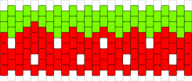 strawberry multistitch - strawberry,fruit,watermelon,food,cuff,summertime,ripe,slices,red,green