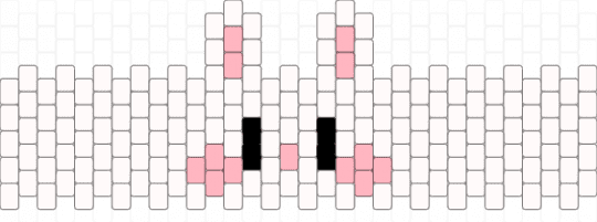 White Bunny Cuff - white