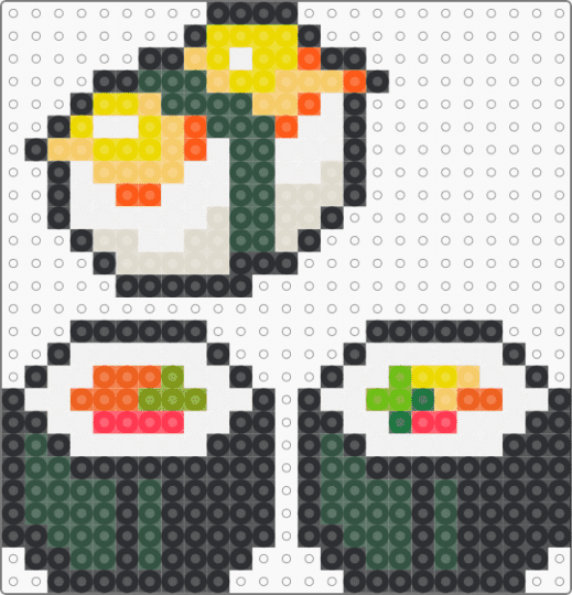 Sushi Rolls - black,yellow,gray,sushi,food,small,sushi roll