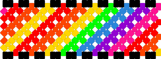 rainbow xbase cuff - red,yellow,rainbow,xbasecuff,kandi