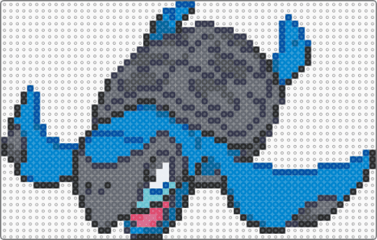 Tirtouga Gen 5 sprite - blue, gen5, gray, pokemon, pokemon bw, purple, tirtouga