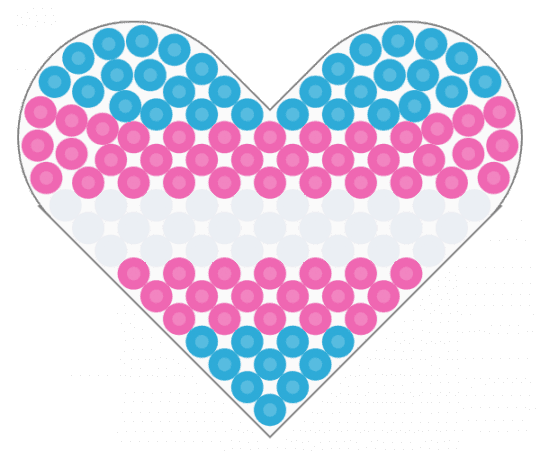 Another trans heart - heart, light blue, pink, pride, trans, transgender
