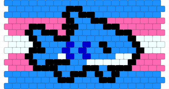Trans pride shark (Remix) - light blue, pride, transgender
