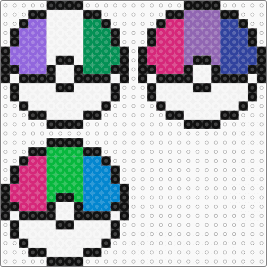 Pride Pokeballs (p.4) - gay, green, pink, pokeballs, pride, purple, white
