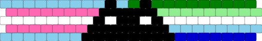 Trans&Gay Cat (Remix) - light blue,pink,trans,gay,mlm,cat