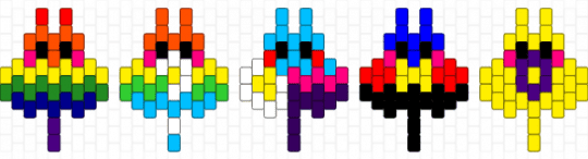 Pride rays p.3 (miscellaneous) - aquatic, fish, polyamorous, pride, purple, ray, yellow