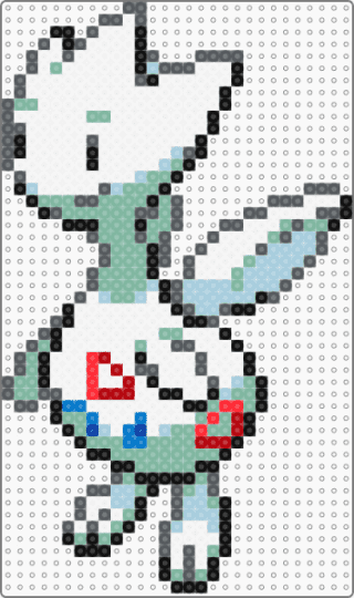 Togetic sprite gen 5 - white,gray,teal,pokemon