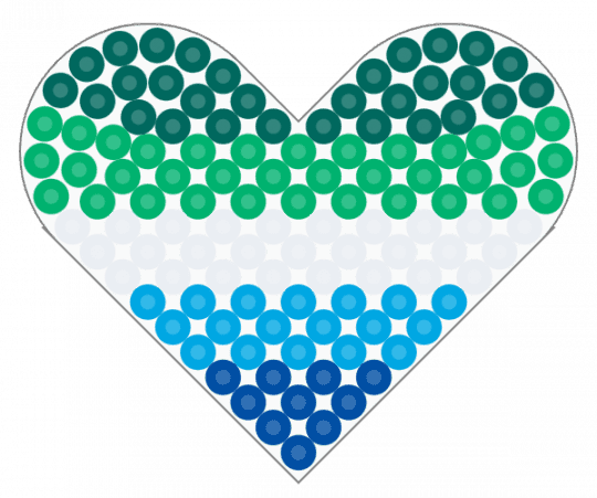 Gay man flag heart - gay, gay man, green, heart, mlm, pride, teal