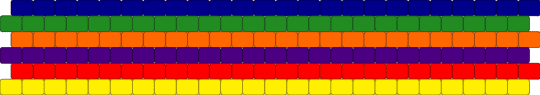 Rainbow flag but sorted alphabetically - pride, rainbow, rainbow flag