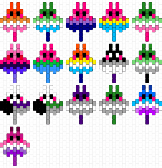 Pride rays p.1 (Sexualities) - aquatic, colorful, fish, gay, light blue, pink, pride, purple, ray, sexuality