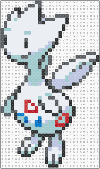 Togetic (Gen 5) - gray, light blue, pokemon, togetic, white