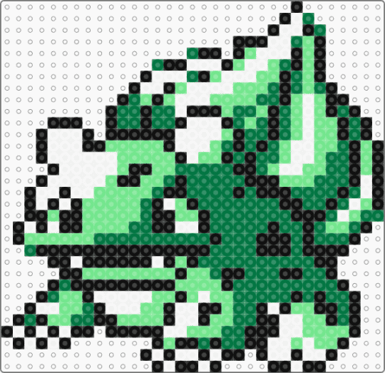 Bulbasaur gen 1 sprite (color) - green,teal,pokemon,bulbasaur