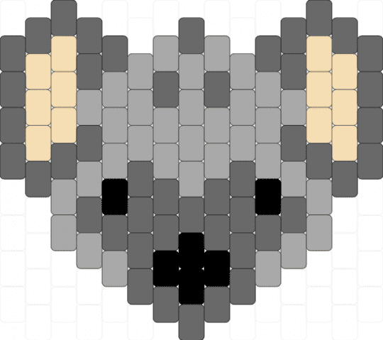 Striped Hyena (Rework) - gray,beige
