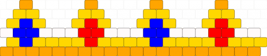 Crown - orange,yellow