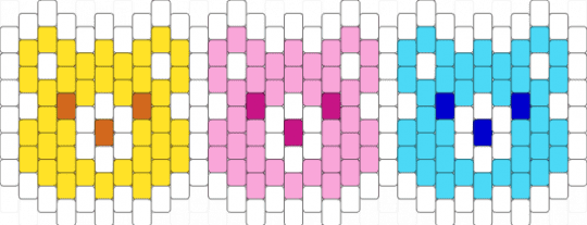 Just bears remix - care bears,white,yellow,pink,light blue
