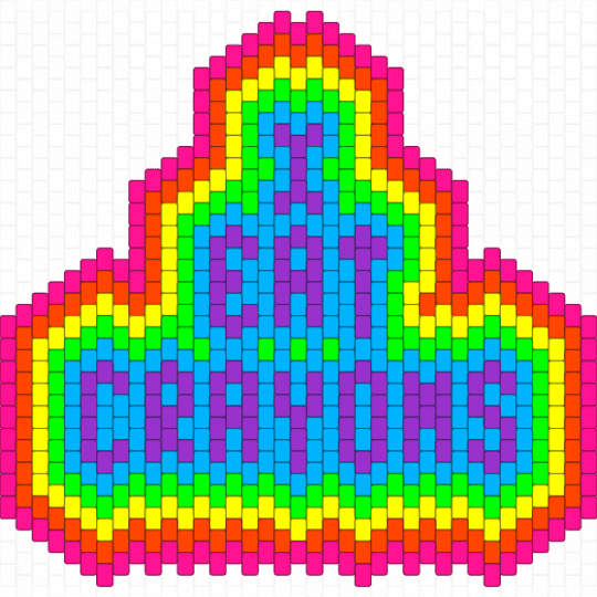 I EAT CRAYONS - light blue,pink