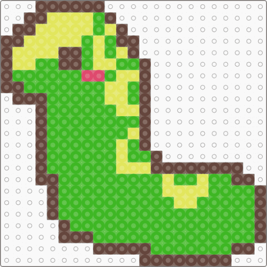 Worm - brown,green