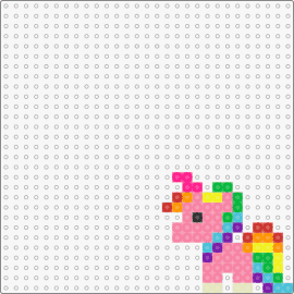 jednorozec - pony,unicorn,rainbow,pink,whimsical,magical,enchantment,charm,fantasy