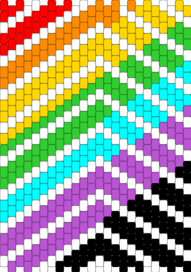 gay fish cuff - yellow,green,light blue,pink,pride,lgbtqia,rainbow,fish,peyote,pride month,happy pride,fish stlye