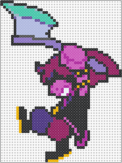 Susie the goat - black,pink