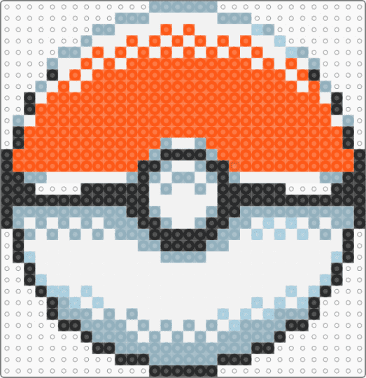 Poke - pokeball,pokemon,gaming,video game,light blue,orange,poke,sprite,standee,stand,base
